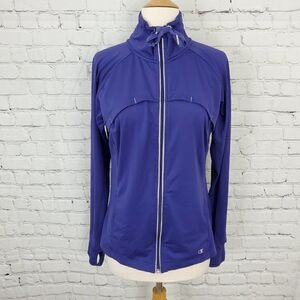 CHAMPION - Dri Fit Front Zip Jacket Purple M